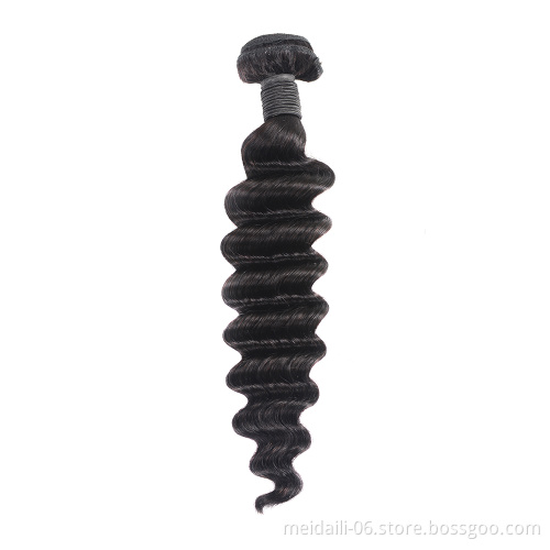 cuticle aligned unprocessed mink brazilian human hair loose deep wave bundles wholesale virgin human hair